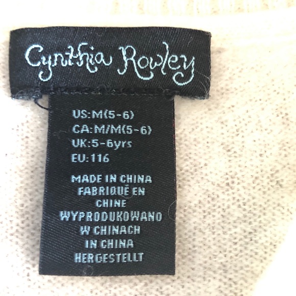 Girls 100% cashmere top & skirt set. Size 5-6 - Picture 3 of 9